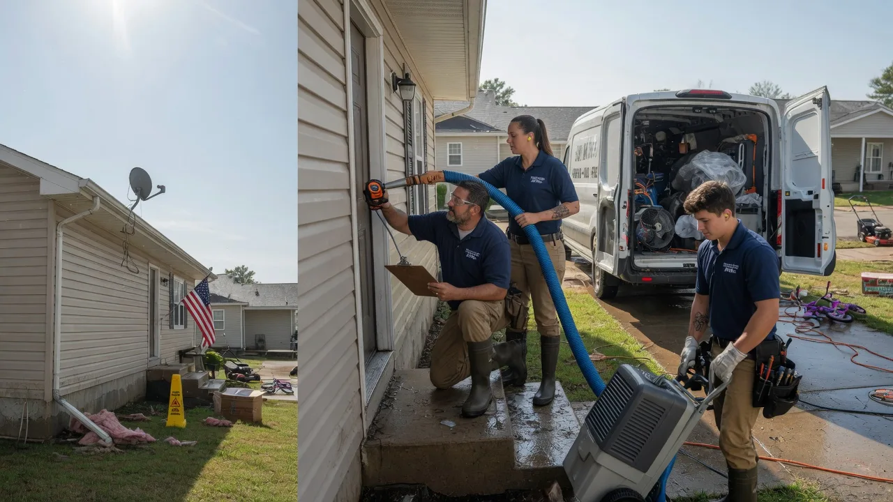 Ceiling Water Damage Restoration in Papillion, NE near me